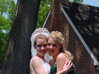 Beautiful Bride  Christine looks absolutely fabulous with the sun beaming down and I am so lucky to be her bridesmaid!